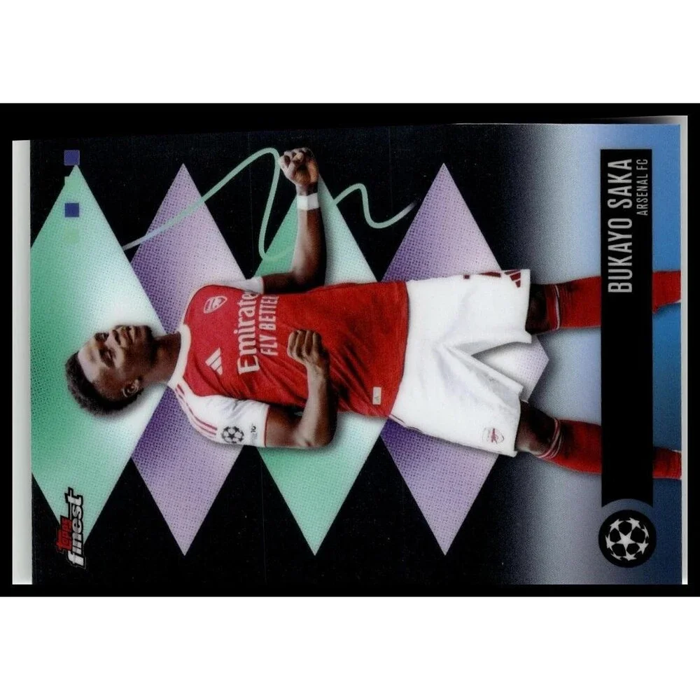 2026 Topps Finest Bukayo Saka #472 Arsenal FC Rare